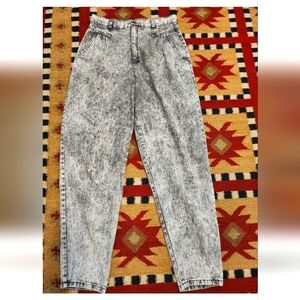 Acid Wash High-Waisted Jeans Vintage size 12,  80s Cherokee Jeans